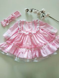 This is adorable dress set with a headband. Fabric and lace are natural cotton 100%. You can change the colour of fabric in the options. The price is for the dress and headband. Its better to make the measurements before ordering to ensure the correct size (you can find them on the last photo). Please, allow 1-3cm (0.4-1.2'') differs due to manual measurement. The size is available from 0-3 months to 15 years. *Wash & care instructions: *Washing in cold water by hand. DELIVERY TIME (approxim Fitted Lace Trim Dress For Picnic, Gingham Dresses With Ruffles For Picnic, Plaid Ruffled Dresses For Garden Party, Gingham Dress With Ruffles For Picnic, Picnic Gingham Dress With Ruffles, White Lace Trim Dress For Picnic, Plaid Ruffled Dress For Picnic, Cute Long Sleeve Gingham Dress, Long Sleeve Gingham Dress With Ruffles