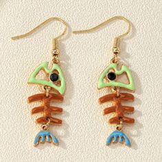 Condition: New With Tags Fish Earrings 3/25 Buy 3 Jewellery Or Hair Accessory Items (Below 20) For 25 Clay Fish Earrings, Polymer Clay Fish, Clay Fish, Fish Earrings, Fish Jewelry, Ceramic Earrings, Wooden Fish, Ceramic Earring, Pin Art