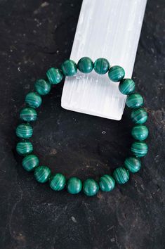 green malachite gemstone bracelet Spiritual Malachite Beaded Bracelets For Healing, Spiritual Malachite Beaded Bracelet For Healing, Adjustable Malachite Spiritual Bracelet, Adjustable Spiritual Malachite Bracelets, Adjustable Spiritual Malachite Bracelet, Spiritual Malachite Bracelet With Natural Stones, Spiritual Malachite Bracelets With 8mm Beads, Spiritual Malachite Beaded Bracelets With Gemstone Beads, Spiritual Malachite Bracelets As Gift