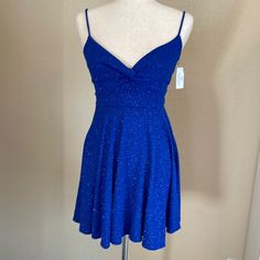 Stretchy Fabric With Sparkles Blue Fit And Flare Party Mini Dress, Blue Fit And Flare Dress For Night Out, Glitter Mini Dress, Halter Cocktail Dress, White Lace Mini Dress, Mesh Bodycon Dress, Goddess Dress, Black Halter Dress, Leather Mini Dress