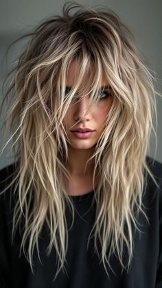 Long Haircuts Choppy Layers, Long Shaggy Layered Haircuts, Long Lots Of Layers Haircut, Long Hair Choppy Layers Straight, Long Choppy Layered Hair, Long Messy Shag Hairstyles, Women’s Long Hair Shag, Long Choppy Shag Haircut, Shaggy Cut Long Hair