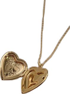 Necklace With Heart, Heart Locket Necklace, Heart Locket, Locket Necklace, Dainty Necklace, Rhodium Plated, Locket, Poppies, Gold