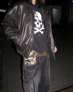 #metalhead  #bullet #leatherjacketoutfit #skull   Dont steal my pic, credit if u wanna use it ‼️ Casual Metalhead Outfit, Metal Head Outfits, Metalhead Outfits, Metalhead Style, Metalhead Fashion, 2000s Men, Edgy Fits, Metal Outfit, Masc Outfits