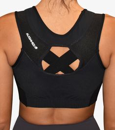 PRICES MAY VARY. A Gentle Pull Pain Relief Light Muscle Fatigue Correct Body Alignment & Posture Correction Improved Performance Faster Recovery Rate Your Everyday Pullover Posture Sports Bra The AlignMe Bra uses resistance to interact with your body to support the alignment of the chest, neck, scapula & spine. Activate muscles with built-in controlled tensions. Provide important biofeedback for muscle retraining. Improves Postural Fitness. The Posture Sports Bra features Neuroband X Tension Pan Posture Bra, Body Alignment, Posture Support, Compression Bra, Most Comfortable Bra, Perfect Posture, Bra Image, Posture Correction, Ladies Tops Fashion