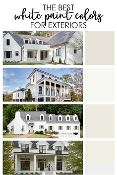 the best white paint colors for exteriors