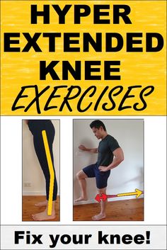 Hyperextended knees Knee Hyperextension Exercises, Knee Taping, List Of Exercises, Knee Strength, Hamstring Muscles, Ankle Mobility, Workout List, Pelvic Tilt