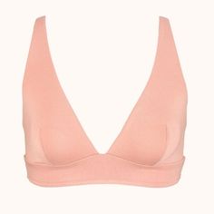 Shell Pink Reposhing This Item I Purchased From @Farmerbell1013. Questions? Leave A Comment Below! Summer Low-cut Bra With Built-in Support, Seamless V-neck Crop Top For Party, Feminine V-neck Crop Top For Beach, Chic V-neck Bra-friendly Crop Top, Party V-neck Top Bra Friendly, Chic V-neck Crop Top, Party Swimwear With Built-in Bra And V-neck, Chic Fitted Triangle Top Bra, Bra-friendly Low-cut Crop Top For Summer