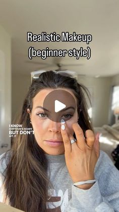 Cute Makeup Ideas Simple, Beginner Full Face Makeup Tutorial, Natural Looking Makeup Ideas, Makeup 2024 Natural, How To Do Makeup Like A Pro, First Time Makeup Tutorial, How To Properly Put On Makeup, Simple Foundation Makeup, Step By Step Full Face Makeup