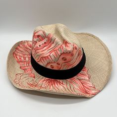 Elevate your style with this Genuine Colombian Aguadeno Panama Hat. Handmade with extra fino grade palm material, this unisex cowboy-themed hat features a wide brim perfect for any occasion - travel, wedding, party, casual or formal. The lightweight and breathable hat comes in a beautiful beige color and is a vintage piece suitable for all seasons - winter, summer, fall, and spring. The hat is signed by no one, but the brand is Handmade and the country of manufacture is Colombia. Perfect for those who love to personalize their style, this M-sized hat also comes with the features of lightweight, wide brim, and breathable. Get ready to embrace the cowboy theme with this Handmade Genuine Colombian Aguadeno Panama Hat. Seasons Winter, Cowboy Theme, The Cowboy, Hat Handmade, Travel Wedding, Wide Brimmed, Beige Color, Summer Fall, Panama Hat