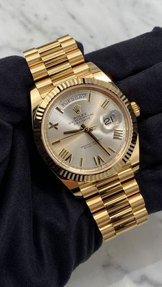 Rolex Day Date 40 Yellow Gold, All Gold Rolex Women, Rolex For Man, Rolex Gold Watch, Rolex Gold Watch Men, Men’s Gold Watch, Rolex Watches For Men Gold, Rolex Watches Women Gold, Gold Rolex Mens