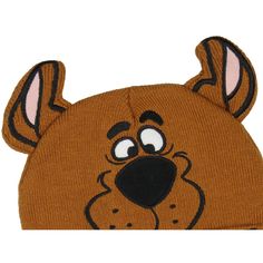 Get ready to solve mysteries in style with this Scooby-Doo beanie. The brown Scooby-colored beanie features an embroidered face and collar design with 3D ears. Scooby's friendly face is instantly recognizable to fans of all ages, which brings this beloved cartoon character to life. This beanie is made with great materials designed for comfort and durability. Whether you're a die-hard Scooby-Doo enthusiast or just looking for a fun and cozy accessory, this beanie is a must-have. Novelty Cap Beanie One Size Fits Most, Novelty One Size Fits Most Cap Beanie, Novelty One-size-fits-most Beanie Cap, Trending Hats, Straw Panama Hat, Straw Visor, Embroidered Face, Cozy Accessories, Hat Beanie