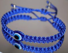 Blue Evil Eye Bracelet For Festivals, Blue Evil Eye Bracelet For Good Luck, Rakhi 2023, Adjustable Blue Evil Eye Bracelet, Blue Resizable Evil Eye Bracelet, Ideas Pulseras, Evil Eye Amulet, Adjustable Blue Evil Eye Bracelet Hand-strung, Eye Meaning