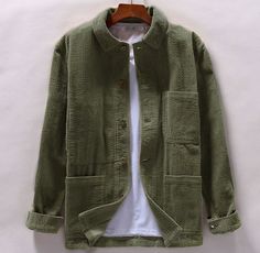 New Mens Retro Corduroy Shirt Jacket Tops Loose Fit Pockets Coat   Color:Black,Brown,Green Size:M-3XL Material:Corduroy       Payment 1. Payment must be made within 7 days of auction closing (Unpaid dispute will automatically open when item is not paid in 7 days). 2. PLEASE NOTE: SHIPPING&HANDING DOES NOT INCLUDE DUTIES, LOCATL TAXES OR ANY OTHER IMPORTATION FEES. 3. Please list your special requests (color, packages, value of declaration, etc.) in the EBAY NOTES SECTION when you make payment Sh Khaki Long Sleeve Cotton Blazer, Khaki Cotton Long Sleeve Blazer, Khaki Cotton Blazer With Long Sleeves, Casual Green Cotton Blazer, Vintage Corduroy, Corduroy Shirt, Coat Pocket, Button Up Dress, Long Sleeves Coats