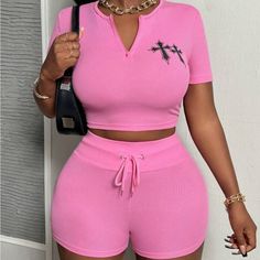 Xl Tops & Bottom Cotton Soft Material Hot Shorts, Soft Material, Black Pink, Womens Shorts, Money, Pink, Women Shopping, Quick Saves, Black