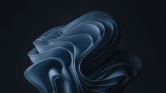 an abstract blue background with wavy shapes