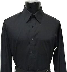 Formal Dress Shirt, Black Formal Dress, Formal Shirt Dress, Black Dress Formal, Black Formal, Formal Dress, Dress Shirt, Cufflinks, Cotton Blend