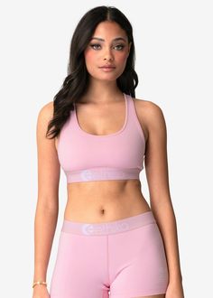 High Impact Bra Double Layered Front Panel Racer Back Straps Moisture Wicking - Hyper Cooling Fabric High Profile Ethika Band Tonal Topstitching 78% Polyester 22% Spandex Racer Back, Back Strap, Sports Women, Moisture Wicking, Sports Bra, Pajamas, Blush, Spandex, Band