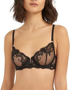 Bra Brands, Black Lace Bra, Best Lingerie, Vogue Australia, Everyday Bra, Pretty Lingerie, Black Bra, Bra Styles, Underwire Bra