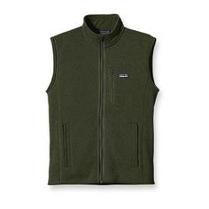 Patagonia Men's Better Sweater™ Vest Functional Vest For Layering In Fall, Functional Fall Vest For Layering, Patagonia Midweight Functional Fleece Jacket, Casual Hiking Vest With Fleece Lining, Moisture-wicking Cotton Outerwear For Outdoors, Athleisure Sleeveless Outdoor Outerwear, Sleeveless Athleisure Outdoor Outerwear, Patagonia Casual Activewear For Outdoor Activities, Outdoor Fleece Vest