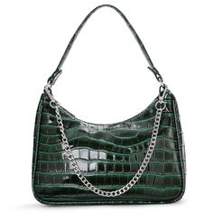 PRICES MAY VARY. ⭐Trendy Designer Shoulder Bag with Classic Crocodile Embossed Design: Premium crocodile embossed vegan leather and gleaming hardware elevate the sophisticated look of a structured shoulder bag. This kind of embossing imitates the skins of exotic animal such as alligator and crocodiles, what’s more, the texture and feel of this leather is realistic to that of real alligator or crocodile hides. ⭐Freely Coverts Between Shoulder Bag and Crossbody Bag To Match Your Ourfits: Buy One G Cheap Crocodile Pattern Satchel Shoulder Bag, Cheap Rectangular Leopard Print Shoulder Bag, Classic Green Bags At Affordable Prices, Cheap Crocodile Pattern Shoulder Satchel, Affordable Faux Leather Bag With Crocodile Pattern, Affordable Crocodile Pattern Shoulder Bag For Daily Use, Cheap Everyday Bags With Crocodile Pattern, Cheap Crocodile Pattern Shoulder Bag For Daily Use, Cheap Leopard Print Rectangular Shoulder Bag