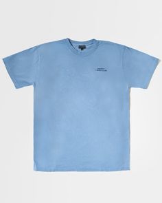 Pop-Up Exclusive, available online for a limited time. Welcome to the club. Wear it fitted or oversized, this vintage wash tee is 100% pre-shrunken cotton in a blue washed denim color. Unisex Sizing. Pre-washed Relaxed Fit T-shirt, Vintage Washed Relaxed Fit T-shirt, Relaxed Fit Washed Blue T-shirt, Washed Blue Relaxed Fit T-shirt, Vintage Pre-washed Cotton T-shirt, Club Wear, Denim Color, Washed Denim, Colored Denim