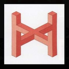 a drawing of an x and y made out of red wood planks on a white background