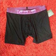 Brand New Large Calvin Klein Boxer Briefs (Pink + Black) Size: Large Price Is Firm Pink Sports Boxer Briefs, Sporty Pink Boxer Briefs For Sports, Sports Fitted Pink Boxer Briefs, Sporty Stretch Pink Boxer Briefs, Pink Sporty Stretch Boxer Briefs, Red And Blue Logo, Calvin Klein Boxer Briefs, Vintage Calvin Klein, Calvin Klein White