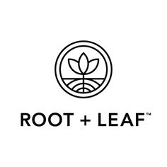 root + leaf logo on a white background