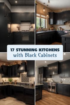 Discover a collection of 17 beautiful kitchens featuring black lower cabinets, highlighting different styles such as modern with stainless steel, cozy with wood accents, and elegant with textured details