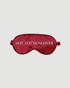 Picture all the girls with our latest "Not Not Hungover" eye mask in the stunning berry shade. A must-have for the perfect group photo on every hen party! Details: • One Size• Made with 100% pure silk filler and internal liner• Berry eye mask with white embroidery Cheap Eye Masks For Costume Party, Elegant Luxury Eye Mask, Old Money Eye Mask, Luxury Elegant Eye Mask, Luxury Formal Eye Mask, Chanel Sleep Mask, Cheap Fun Eye Masks, Face And Eye Masks, Eye Masks Silk