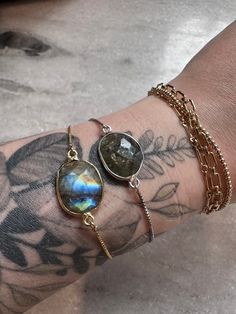 Adjustable bracelet with your choice of gold or silver hardware. labradorite stone. Stone shape, size and color may vary Crystal Necklaces, Womens Jewelry, Bohemian Bracelets, Labradorite Stone, Adjustable Bracelet, Womens Jewelry Rings, Silver Hardware, Crystal Necklace, Labradorite