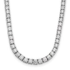 Expertly crafted, our 14kw Lab Grown Diamond VS H Color Tennis Necklace exudes brilliance, clarity, and sustainability. Each diamond is scientifically identical to its mined counterpart, making it a superior choice. With conflict-free, eco-friendly production, this necklace is both stunning and ethically responsible. Si Clarity Round Cut Diamond Jewelry, White Cubic Zirconia Jewelry With Si Clarity, Diamond White Necklace With Si Clarity Diamonds, Classic White Gold Diamond Necklace With Si Clarity, Classic White Gold Diamond Necklace Si Clarity, Modern Silver Diamond Necklace With Vvs Clarity, Formal White Gold Necklace, White Gold Diamond Necklace With Si Clarity, Silver Grillz