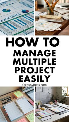 multiple project organization, multiple projects planner Google Project Management, Project Management Templates Excel, Work Organization Ideas, Excel Templates Project Management, Project Tracking, Project Planner Template, Project Tracker, Business Strategy Management, Office Management