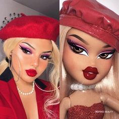 Bratz Makeup, Look Rose, Barbie Makeup, Makeup Challenges