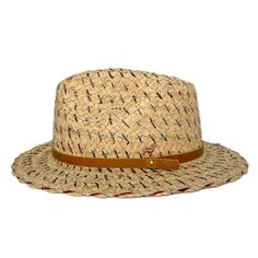 Unique natural raffia straw fedora with a non vegan leather band. Elastic comfort fit band 3.5” crown 2.5” brim Brimmed Fedora With Braided Toquilla Straw, Braided Toquilla Straw Brimmed Fedora, Braided Toquilla Straw Fedora, Brown Fedora Straw Hat, Brown Straw Fedora Hat, Brown Woven Fedora Straw Hat, Brown Straw Fedora, Brown Woven Straw Fedora, Woven Toquilla Straw Fedora With Short Brim