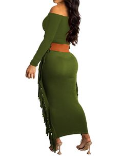 Material:90-95% Polyester. Features:Long sleeve. off-shoulder. solid color. tassel. slim maxi dresses.Style:Casual. Dd Swimwear, Floral Dress Formal, Boho Swimwear, Lace Formal Dress, Dresses Style, Split Maxi Dress, Clubwear Dresses, Lace Dress Long, Plus Size Swimsuits