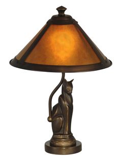 Dale Tiffany - TA90197 - One Light Accent Table Lamp - Classic Mica - Antique Bronze Yellow Table Lamp, Cat Lamp, Antique Tiffany, Tiffany Lighting, Table Top Lamps, Bronze Lamp, Bronze Table Lamp, Bronze Table, Tiffany Lamps