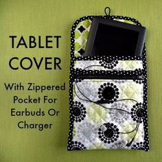 a cell phone case with zippered pocket for earbuds or charger on it