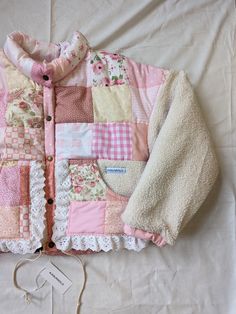 Perfect Coat, Patchwork Jacket, Cozy Flannel, Winter Fits, Looks Style, Dream Clothes, Handmade Clothes, Aesthetic Clothes, Diy Clothes