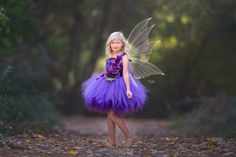 "\"Fairy Collection\".... The Elvina tutu DRESS IS FULLY LINED and skirt is made of 4 layers of premium quality made in the USA tulle which is hand tied onto bodice. Skirt features an ombre color combination of 2 bottom layers in eggplant, 3rd layer in purple, 4th layer in deep lavender, each color layer is 1 inch shorter than the previous color layer, giving the skirt a subtle ombre color combination. Tulle ends are cut at an angle which allows for a full magical skirt. Shoulder strap is hand s Aesthetic Amethyst, Fairy Photo Shoot, Fairy Shoot, Purple Tutu Dress, Pageant Photography, Floppy Bunny, Fairy Photography, Crochet Tutu, Tutu Dress Costumes