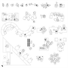 Cad Library People Top View 2 DWG | Toffu Co Library Plan Design, Nursery Architecture, Playground Top View, Library Design Architecture Plan Layout, Library Layout, Playground Design Plan, Library Floor Plan, Floor Plan Symbols