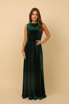 Green Dress Velvet, Emerald Velvet Dress, Formal Dress For Wedding Guest, Dark Green Velvet Dress, Velvet Party Dress, Velvet Bridesmaid Dresses, Dark Green Dress, Green Velvet Dress, Long Sleeve Dress Formal