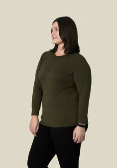 A long sleeve base layer that helps regulate temperature and wick sweat. Moisture-wicking Crew Neck Tops For Layering, Long Sleeve Moisture-wicking Activewear For Layering, Versatile Long Sleeve Moisture-wicking Top, Moisture-wicking Long Sleeve Stretch Sweatshirt, Black Moisture-wicking Long Sleeve Sweatshirt, Always Cold, Broad Shoulders, Mens Cargo, Pocket Top