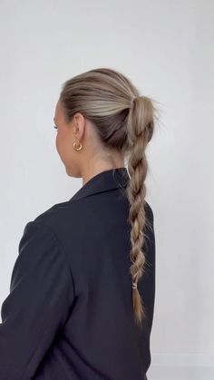 Double Twist Ponytail, Hair Twist Ponytail, Slick Back Twist Ponytail, High Ponytail Plait, High Pony Plait, Twist Braid Ponytail, Low Plait Hairstyle, Rope Braid Ponytail, Low Ponytail Braid Hairstyles