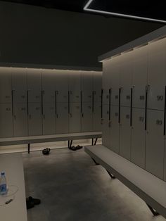 the lockers are empty and ready to be used