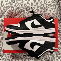 Size 8 In Women’s, Or A 6.5 In Men’s. Worn 1 Time In House, Still Clean, Like Brand New. Too Big For Me. Does Come With The Box. I Always Ship Same Day. Nike Black And White Skate Shoes For Streetwear, Black And White Low-top Skate Shoes For Streetwear, Sporty Black And White Leather Sneakers, Nike Sporty Sneakers In Black And White, Nike Sporty Black And White Sneakers, Nike Sporty Black And White Skate Shoes, Nike Black And White Sporty Sneakers, Sporty Nike Skate Shoes In Black And White, Custom Black And White Low-top Leather Sneakers