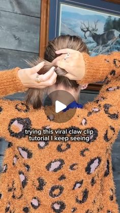 Long Extensions, Chic Hair, Thicker Hair, Claw Clip, Fine Hair, Style Ideas, Medium Length Hair Styles, Savannah, Hair Tutorial