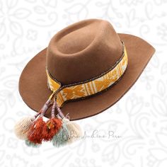 "Andean Peruvian hatbands are the perfect accessory for your hat and give it a beautiful and traditional look. Made by artisans in small communities in Cusco - Peru. Alpaca Wool Made in Peru Measurement approx: 34\" (26-inch woven band and 4-inch ties on each lateral side)  x 1.5\" inch. **Hat is NOT included in the sale. Please note that color variations and slight imperfections are natural in handmade items. Colors may appear different on each screen. Fast shipping ✈ !! Thank you for visiting 😊" Peru Alpaca, Cowboy Hat Band, Cowboy Hat Bands, Western Hat, Cusco Peru, Western Hats, Hat Band, Alpaca Wool, Wool Hat