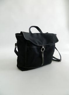 CHRISTMAS SALE  15 OFF  Tanya in Black // by christystudio on Etsy, $53.00 Black Rectangular Canvas Backpack, Practical Black Everyday Backpack, Black Canvas Standard Backpack, Practical Black Backpack For Everyday, Black Canvas Backpack With Zipper Pocket, Minimalist Backpack For Everyday Use, Minimalist Everyday Standard Backpack, Black Waxed School Bag, Minimalist Black Travel Backpack