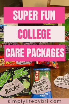 fun college care packages College Surprise Boxes, College Back To School Care Package, September College Care Package Ideas, College Care Package Ideas For Freshman, College Care Package Ideas For Guys, College Finals Care Package, Student Care Package, Care Packages For College Students, College Care Package Ideas